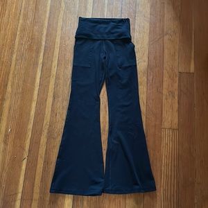 Aerie fold over flare leggings